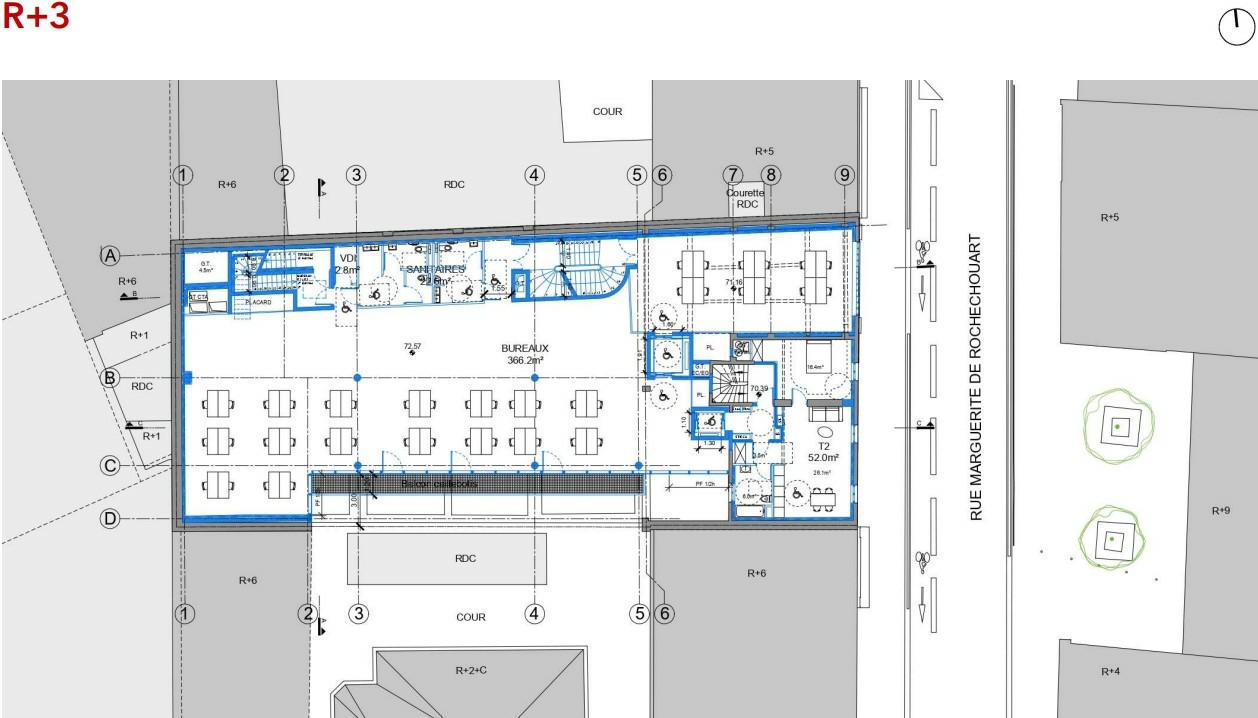 Bureau Paris 1592m² Location bureau Paris OLBUR2315601 14